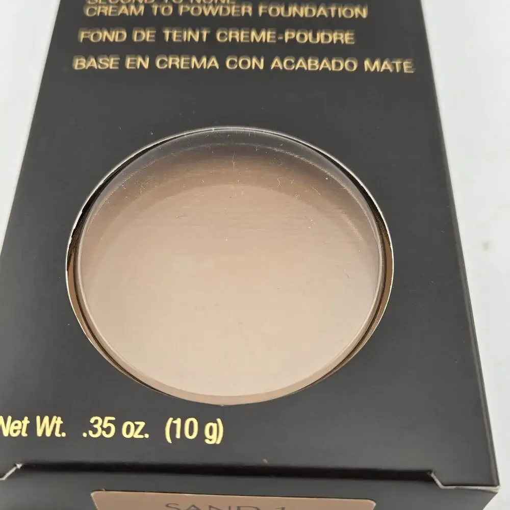 IMAN Second to None Cream to Powder Foundation SAND 1 Set Of 2 NIB Sealed .35oz